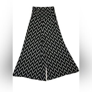 Emerald U S A Palazzo Pants Chevron Wide leg 1xl